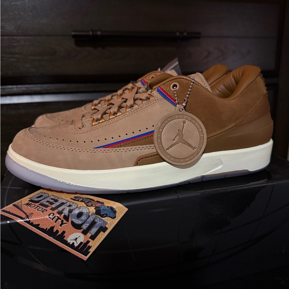 Men’s Jordan 2 - Detroit 218 Collab - Brown & Tan
